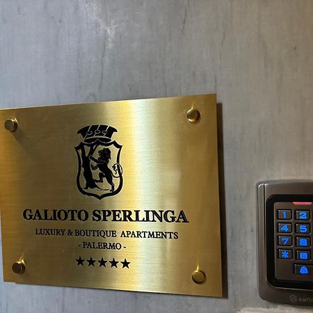 Galioto Sperlinga Luxury Boutique Apartments Palermo Eksteriør billede